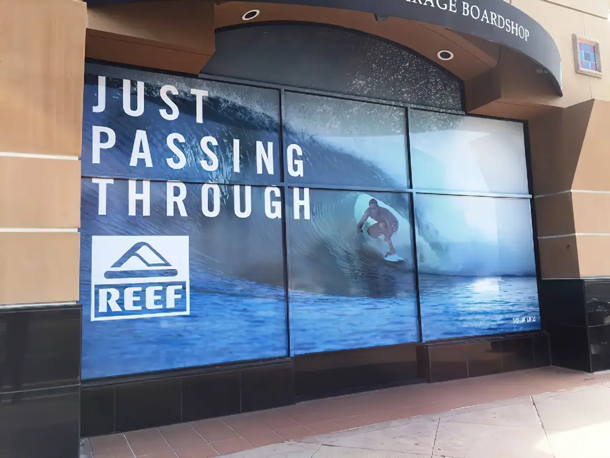 Custom Window Graphics & View Thru Vinyl - Poster Print Shop